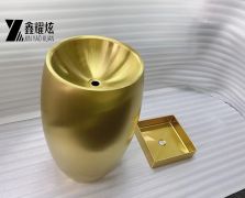 发丝黄铜金边桌家具